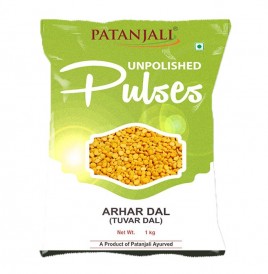 Patanjali Unpolished Pulses Arhar Dal (Tuvar Dal)  Pack  1 kilogram